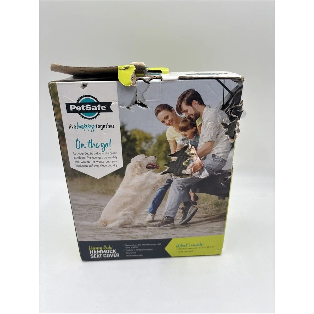 PetSafe Happy Ride Dog Hammock Seat Cover Tan BRAND NEW